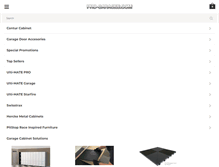 Tablet Screenshot of pro-garages.com